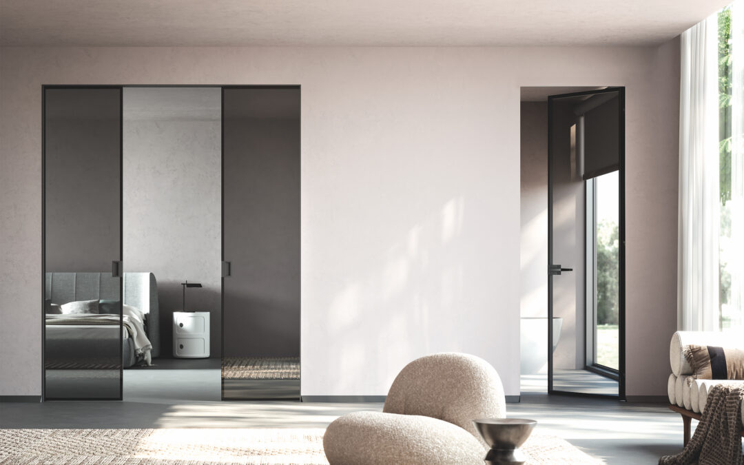 ARCHITECTURE INTERIEURE : ECLISSE DECLINE UNE COLLECTION DE PORTES VERRE & ALUMINIUM 100% PERSONNALISABLE