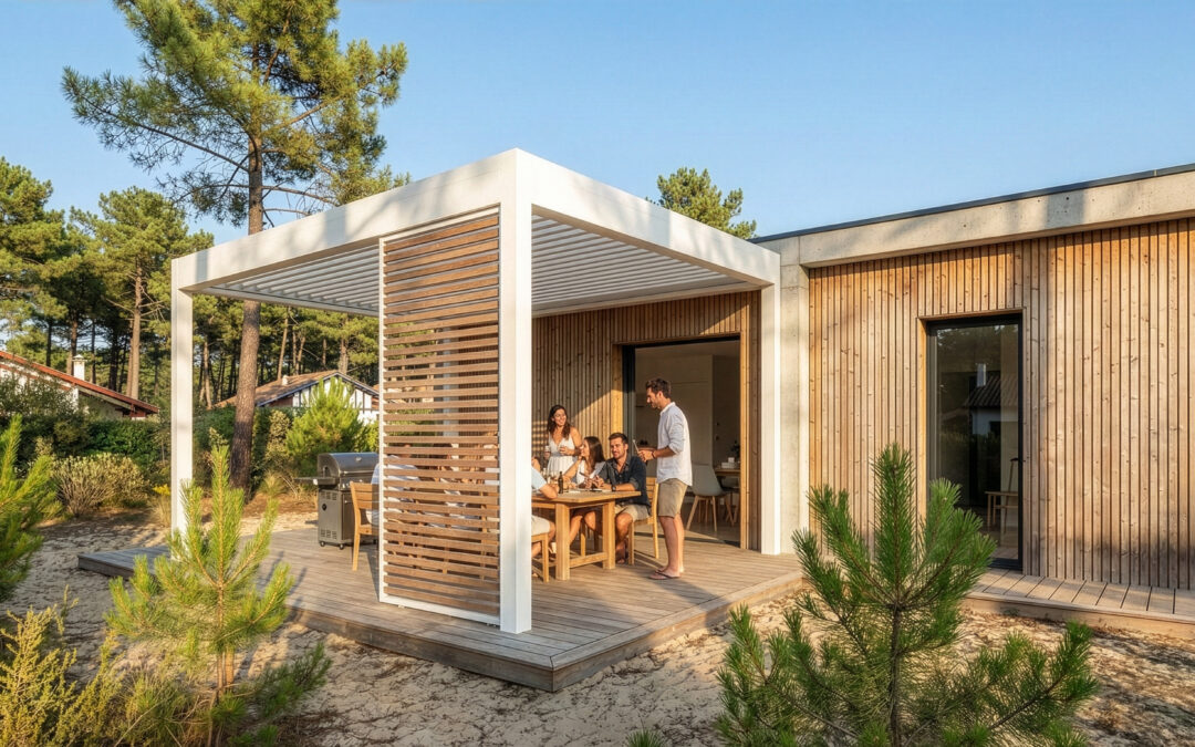 Closura réinvente les extérieurs avec des pergolas et carports design, durables et faciles à vivre.